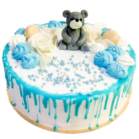 Tort nowoczesny z misiem