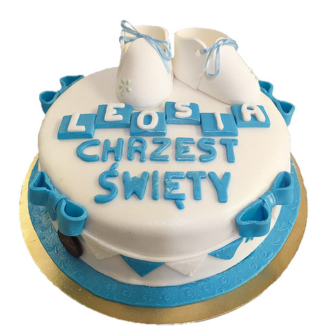 Tort marcepanowy z bucikami 1