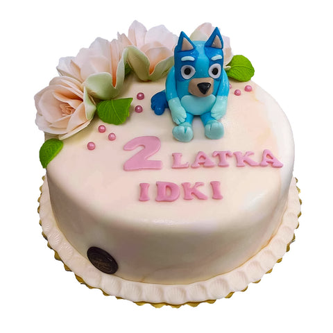 Tort Blue z figurką