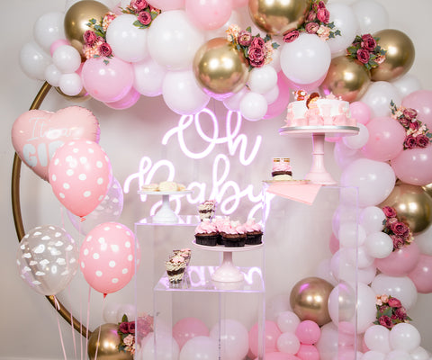 Słodki stół – Baby Shower Dziewczynka