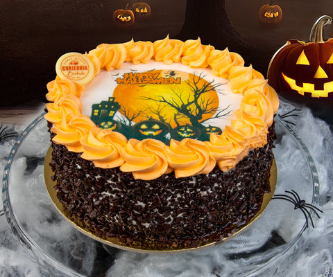 1 szt. Torcik Halloweenowy z opłatkiem