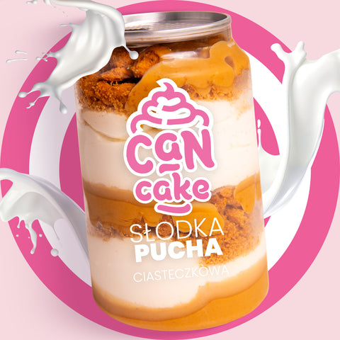 Słodka Pucha Can Cake ciasteczkowa, 6 szt.