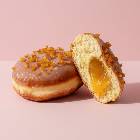 1 szt. Pączek z nadzieniem pomarańczowym